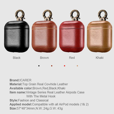 Luxury Leather AirPods Case