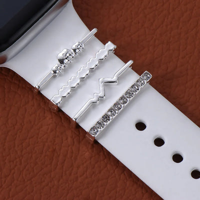 Diamond Decorative Rings iwatch Strap