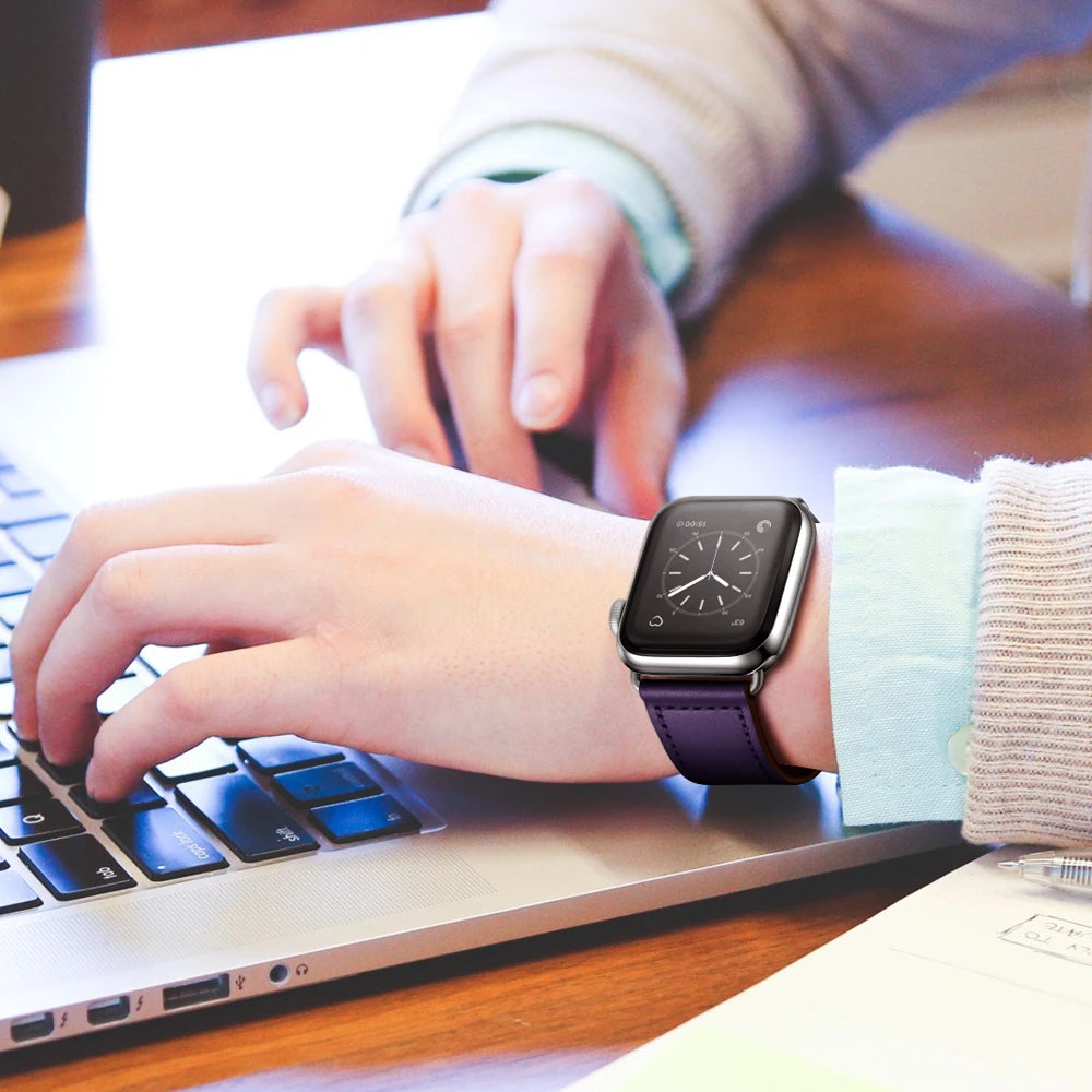 Genuine Leather iWatch Band Strap