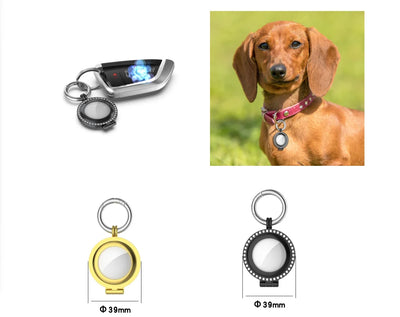 Airtag Diamond Metal Holder