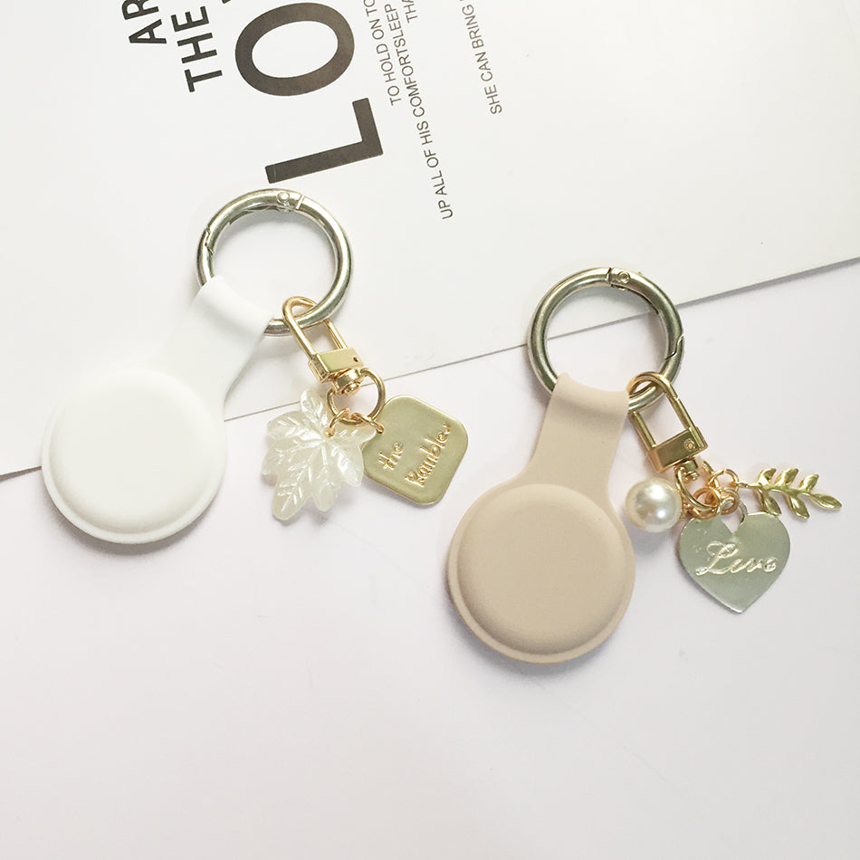 AirTag Cute Pearl Key Chain Cover