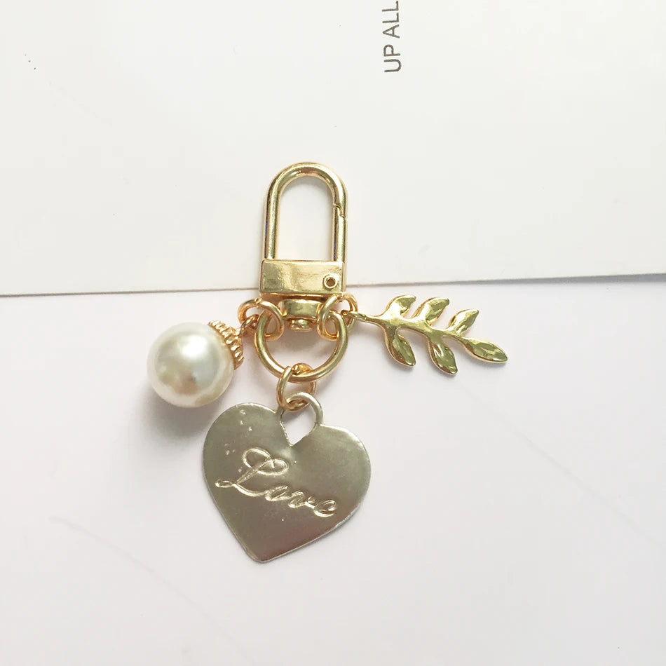AirTag Cute Pearl Key Chain Cover
