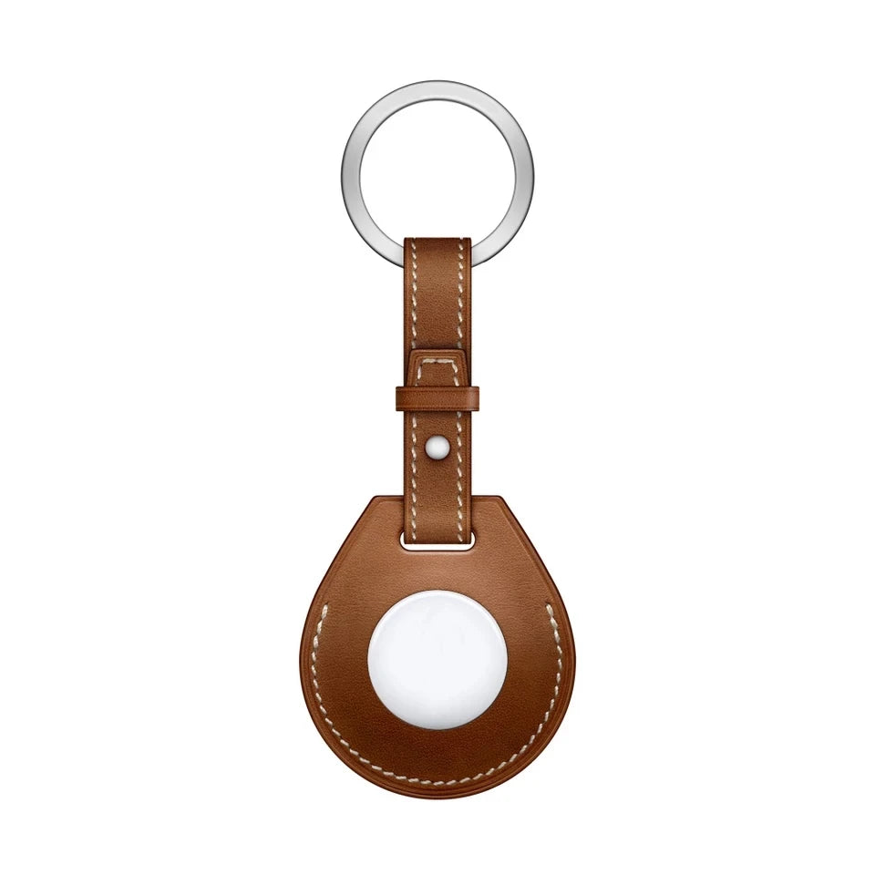 Leather Hangable AirTag Case