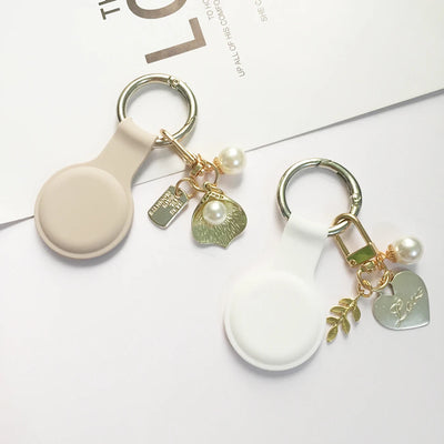 AirTag Cute Pearl Key Chain Cover