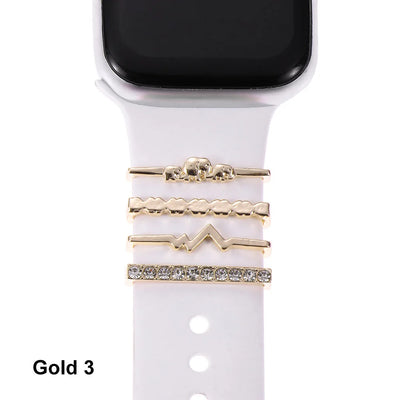 Diamond Decorative Rings iwatch Strap