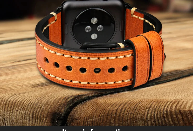 Leather iWatch Strap