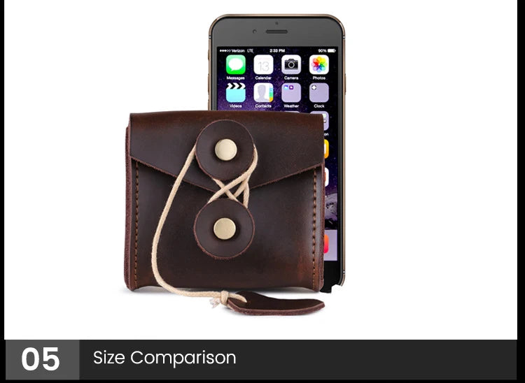 Mini Cow Leather Pouch