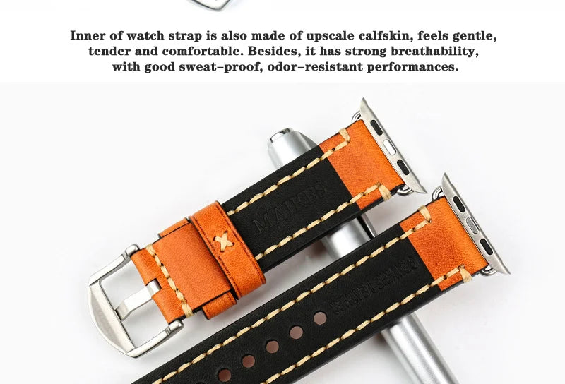 Leather iWatch Strap