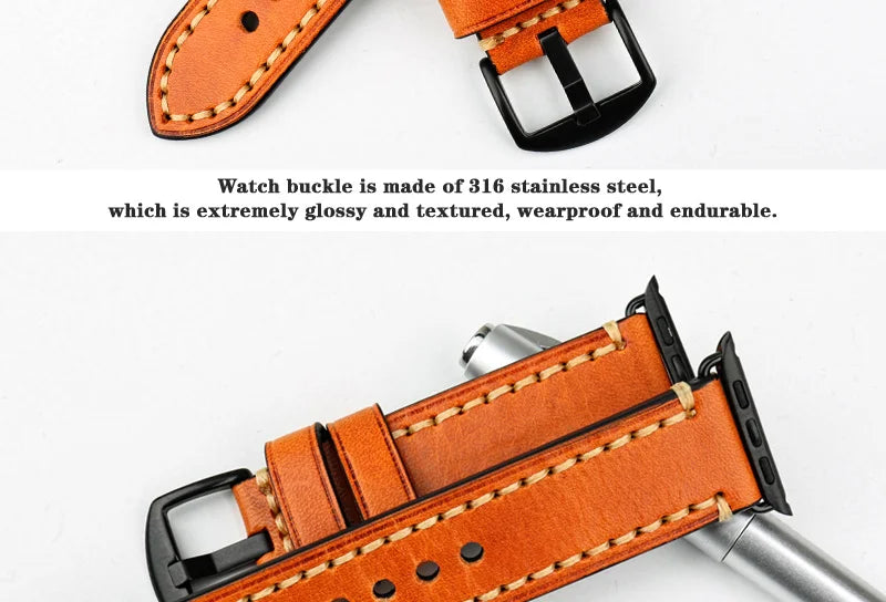 Leather iWatch Strap