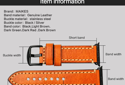 Leather iWatch Strap