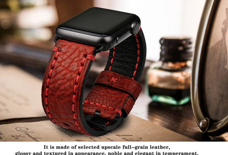 Leather iWatch Strap