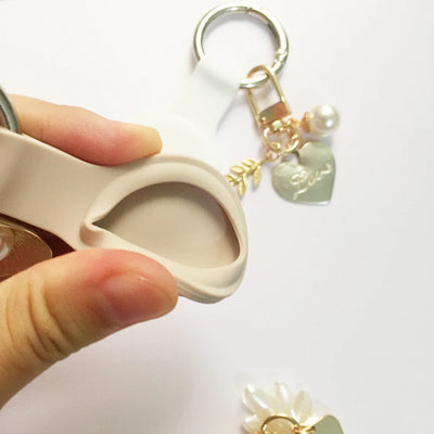 AirTag Cute Pearl Key Chain Cover