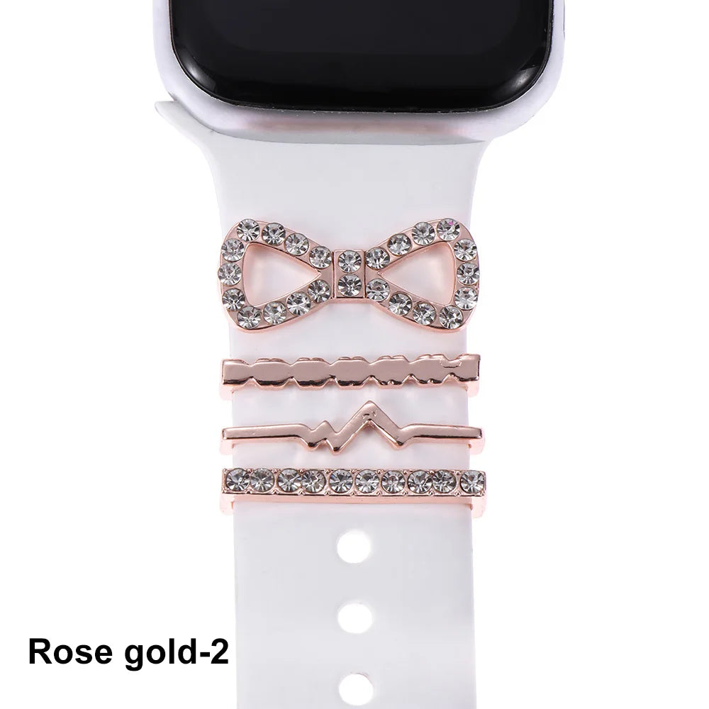 Diamond Decorative Rings iwatch Strap