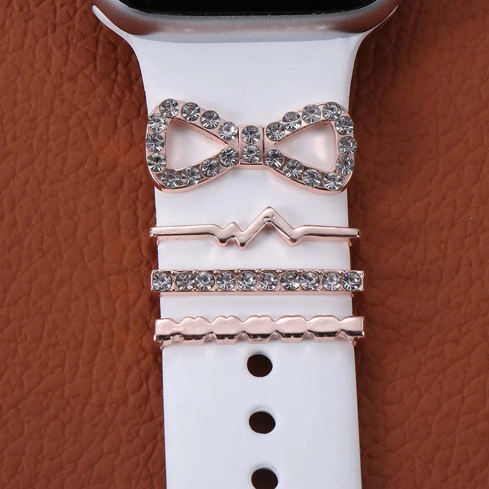 Diamond Decorative Rings iwatch Strap