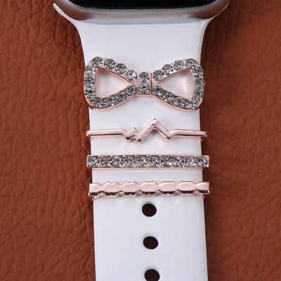 Diamond Decorative Rings iwatch Strap