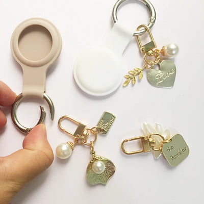 AirTag Cute Pearl Key Chain Cover