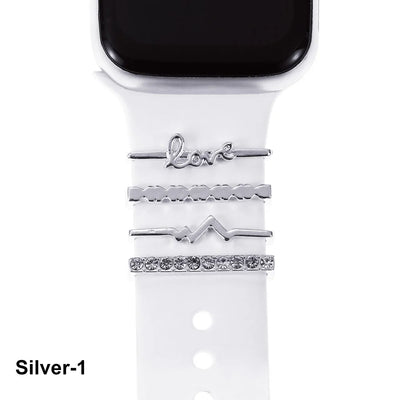 Diamond Decorative Rings iwatch Strap
