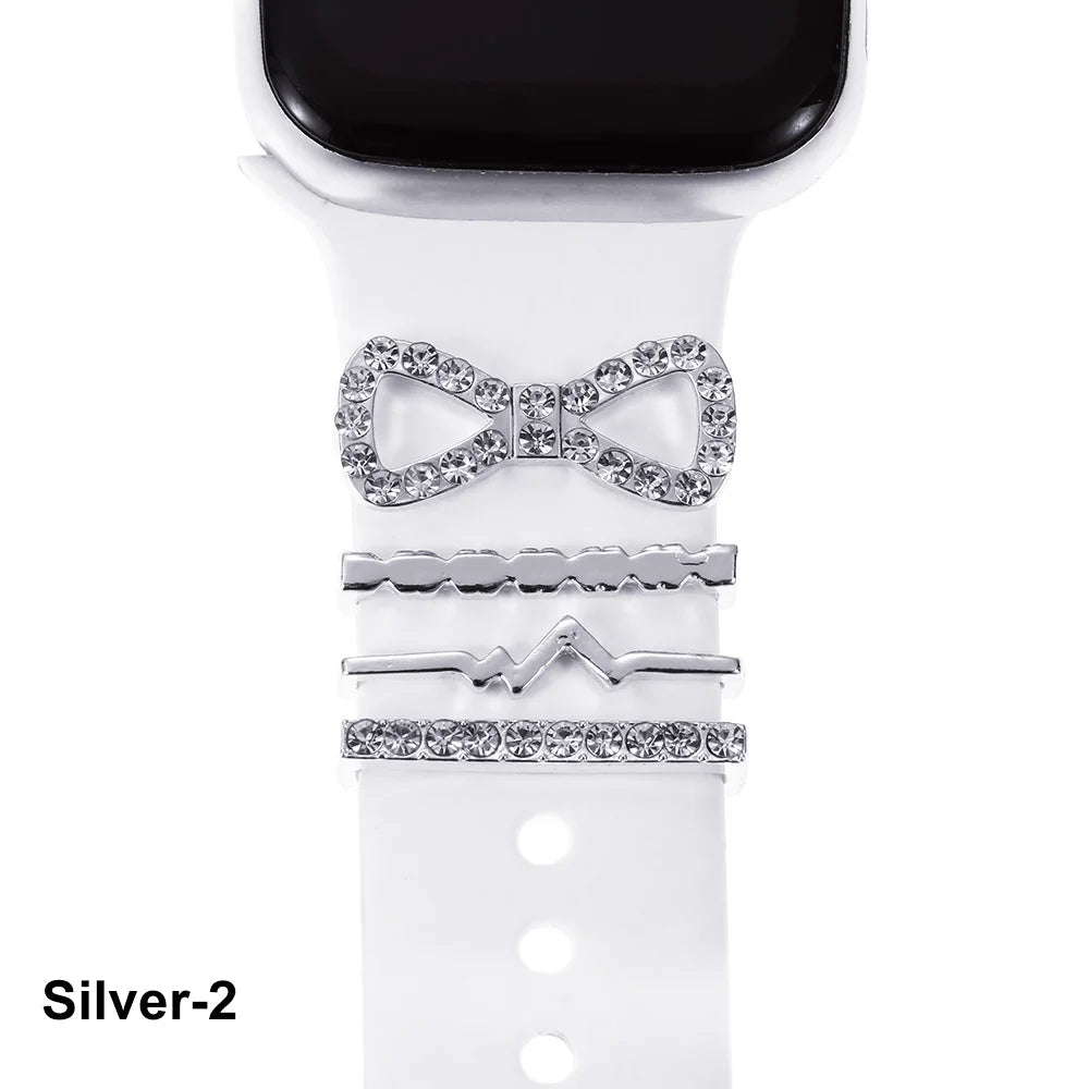 Diamond Decorative Rings iwatch Strap