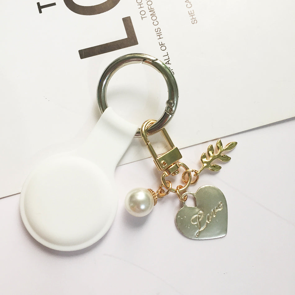 AirTag Cute Pearl Key Chain Cover