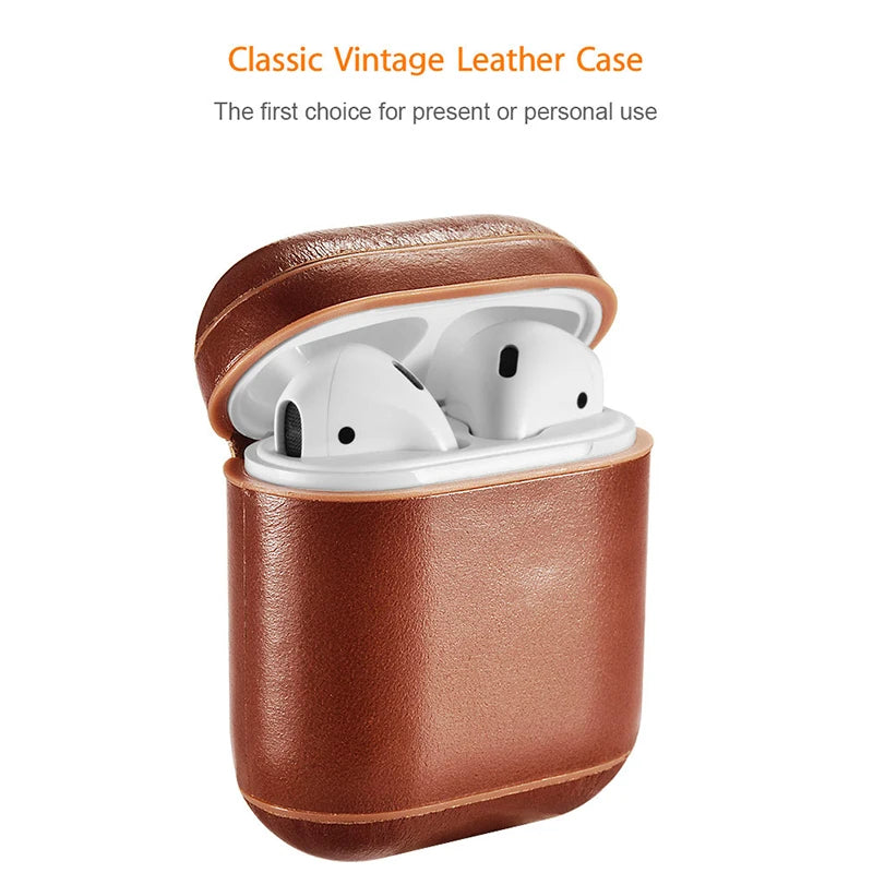 Luxury Leather AirPods Case