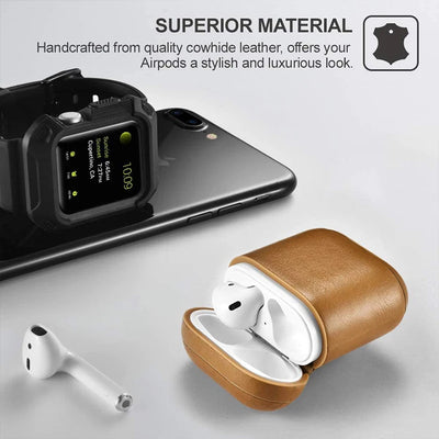 Luxury Leather AirPods Case
