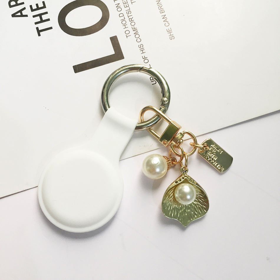 AirTag Cute Pearl Key Chain Cover