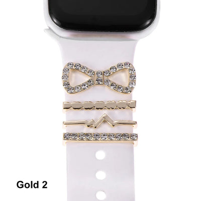 Diamond Decorative Rings iwatch Strap