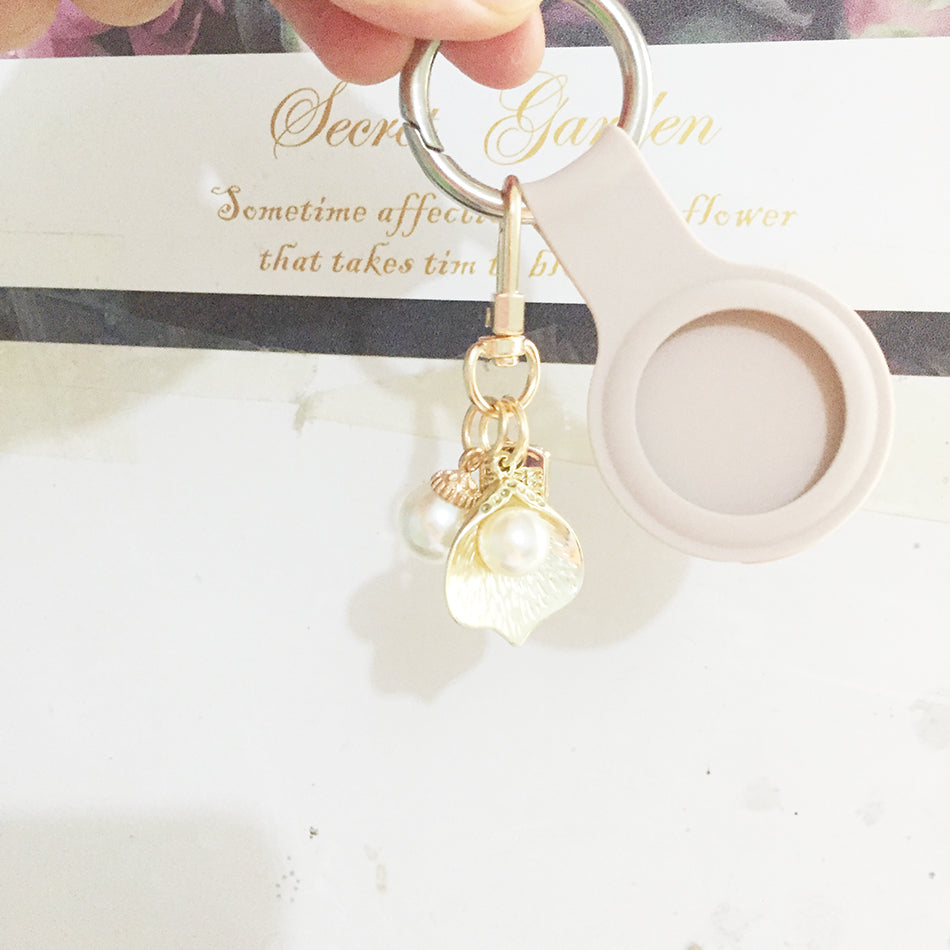 AirTag Cute Pearl Key Chain Cover