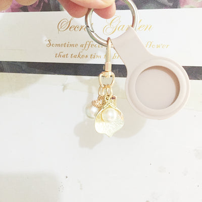 AirTag Cute Pearl Key Chain Cover