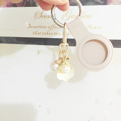 AirTag Cute Pearl Key Chain Cover
