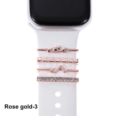 Diamond Decorative Rings iwatch Strap
