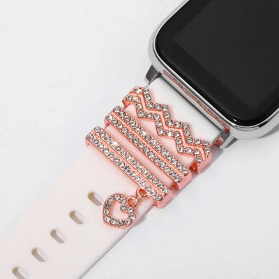Diamond Decorative Rings iwatch Strap