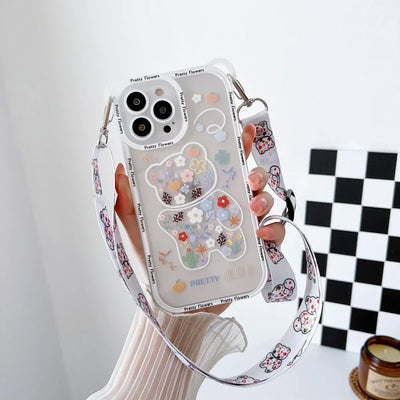 Cute Bear Cross-body Case