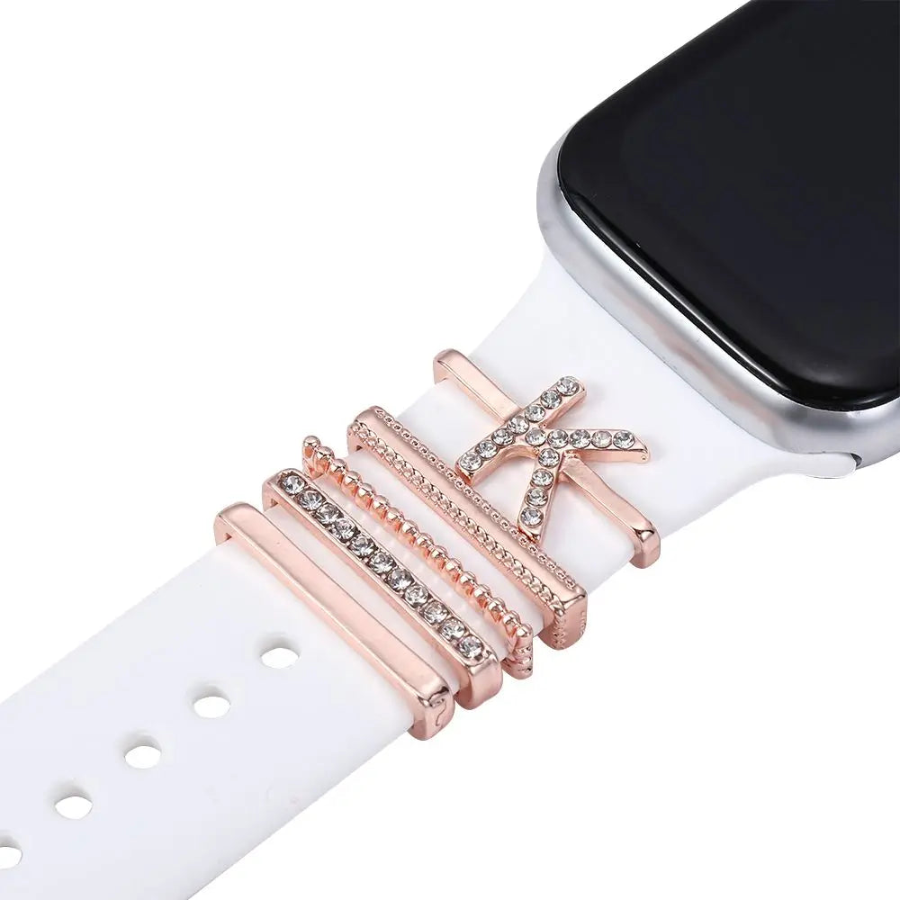 Diamond Decorative Rings iwatch Strap