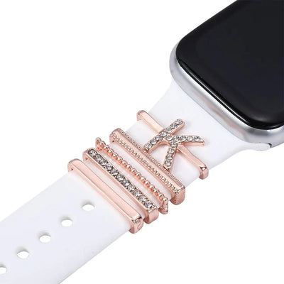 Diamond Decorative Rings iwatch Strap