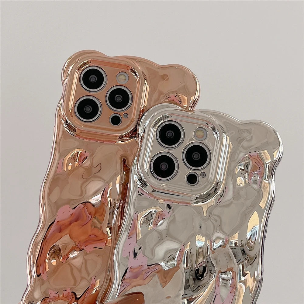 Plating Wavy iPhone Cover