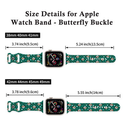 iWatch Christmas Mich Printed Strap