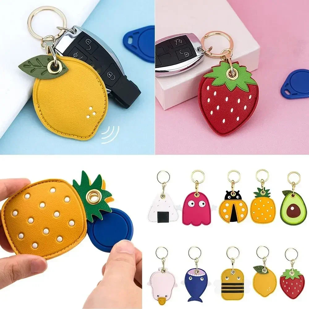 Cute Fruits Airtag Key-chain Cover