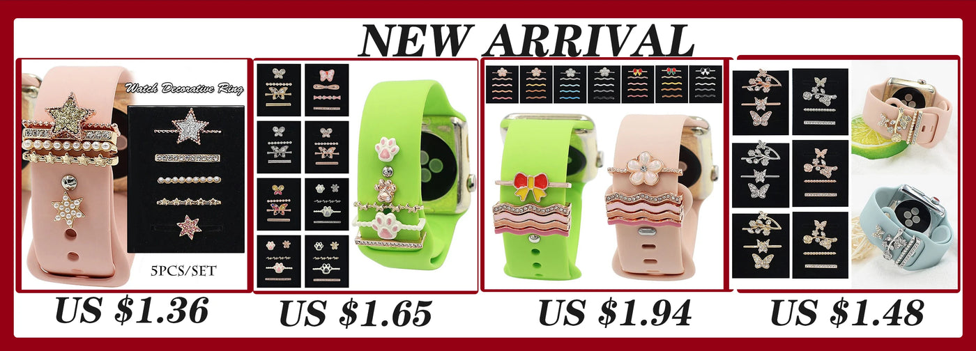 Diamond Decorative Rings iwatch Strap