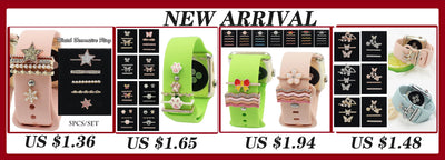 Diamond Decorative Rings iwatch Strap