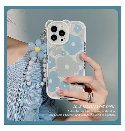 3D Flower iPhone Chain Cover
