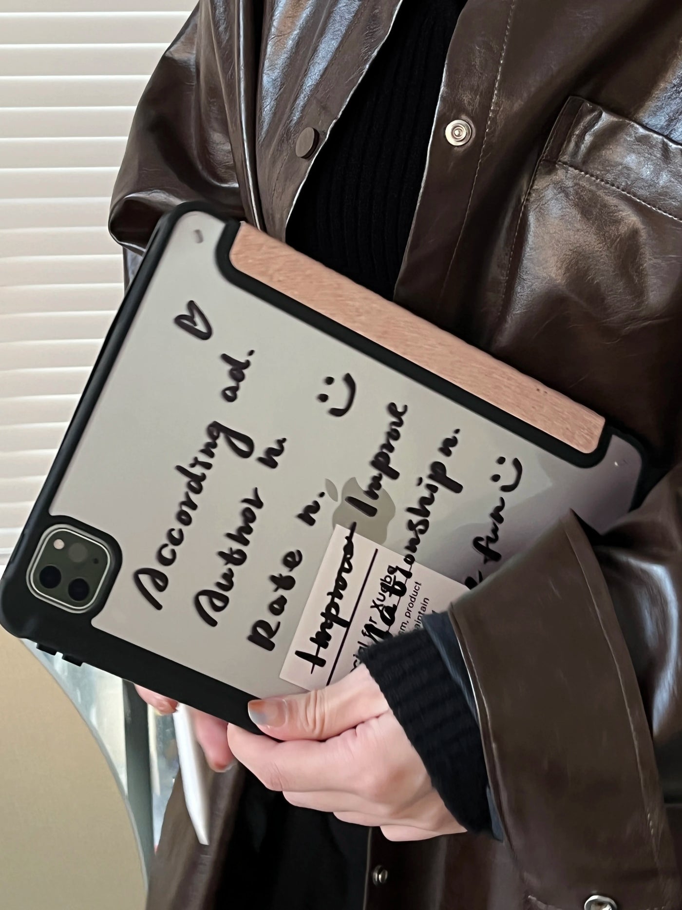 Cute notebook iPad Case