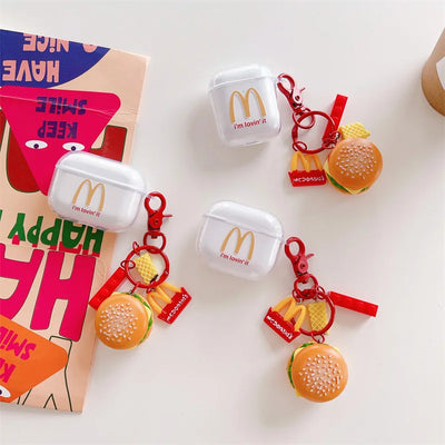 Cute Burger AirPods Cover
