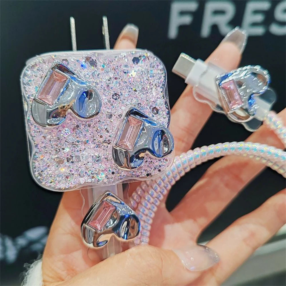 Shining Heart Charger Case