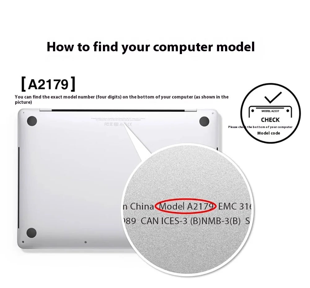 MacBook Shiny Print Hard Shell Case