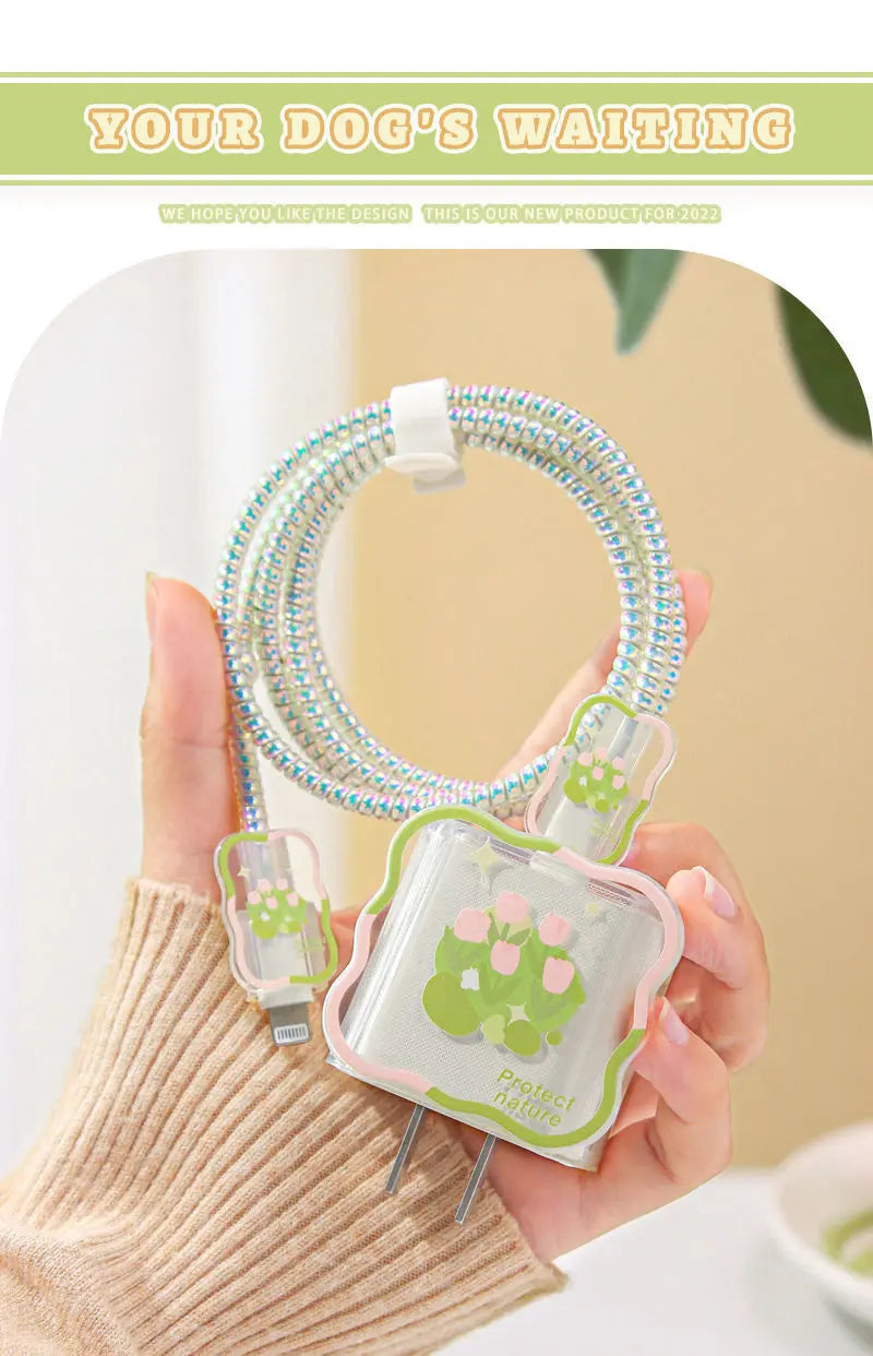 Cute Charger Protector Cover
