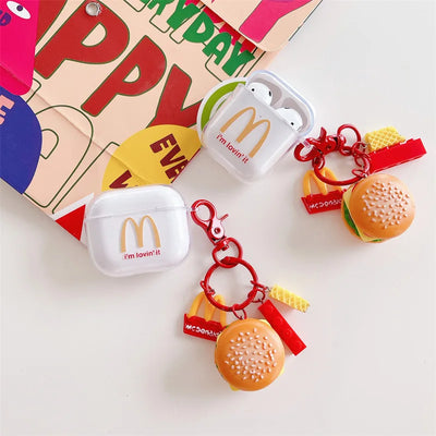 Cute Burger AirPods Cover