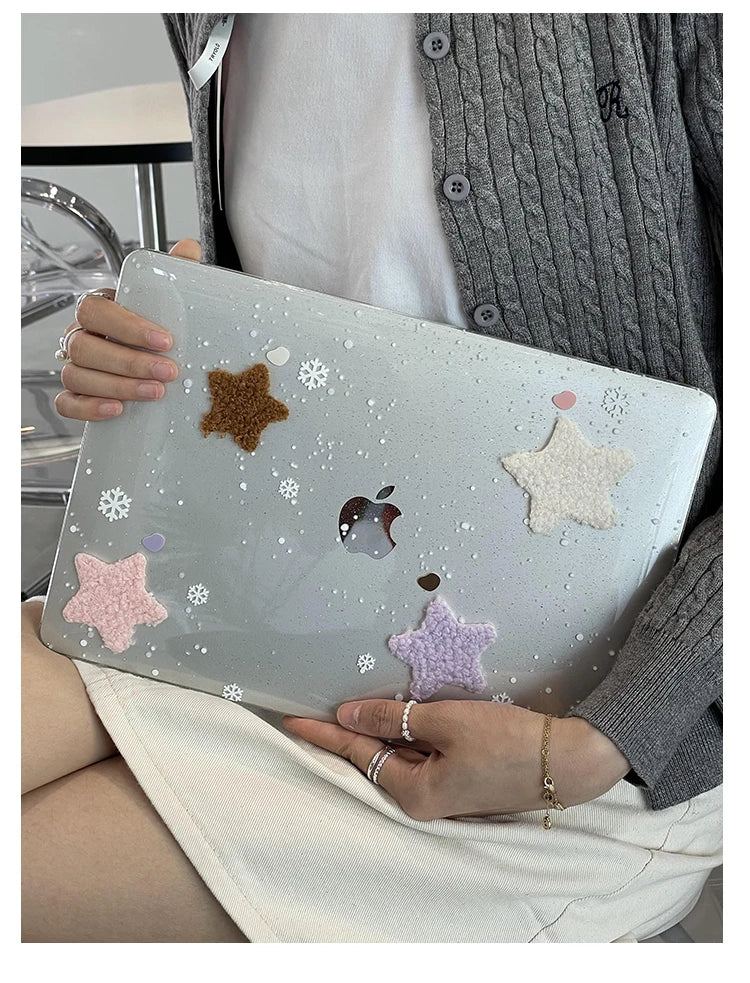 Macbook Air Bling Stars Cover