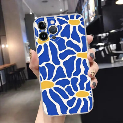 Abstract Flower iPhone Case
