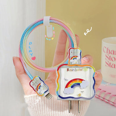 Rainbow Charger Cover